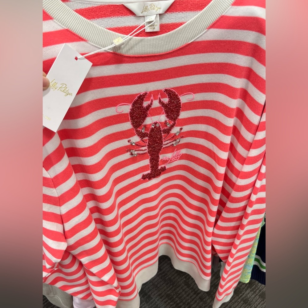 Lilly Pulitzer lobster sweatshirt